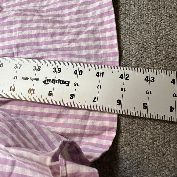 OFWHITE Purple Gingham Midi Dress Charm Detail Made in Turkey Women's Est Small - Picture 5 of 7